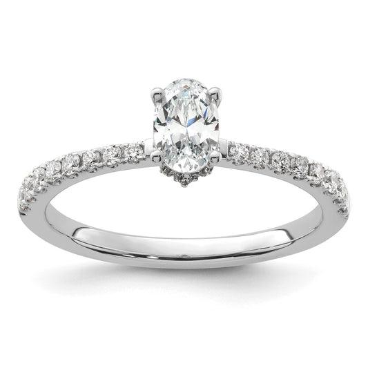 Lab Grown Diamond Oval Engagement Rings