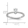 Lab Grown Diamond Oval Engagement Rings