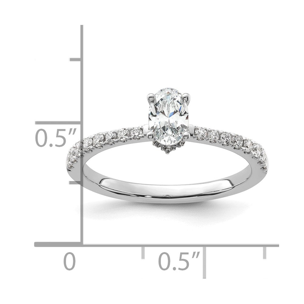 Lab Grown Diamond Oval Engagement Rings