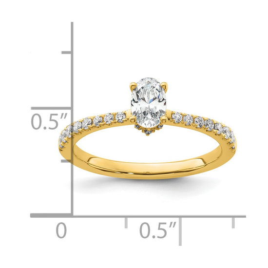 Lab Grown Diamond Oval Engagement Rings