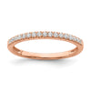 Gold Pure Serenity Diamond Wedding Band