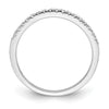 Blooming Bridal 14k White Gold 1/6 carat Diamond Complete Wedding Band