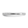 Blooming Bridal 14k White Gold 1/6 carat Diamond Complete Wedding Band