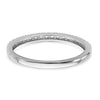 Blooming Bridal 14k White Gold 1/6 carat Diamond Complete Wedding Band