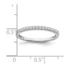 Blooming Bridal 14k White Gold 1/6 carat Diamond Complete Wedding Band