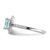 Gemstone & Diamond Halo Complete Engagement Rings