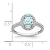 Gemstone & Diamond Halo Complete Engagement Rings