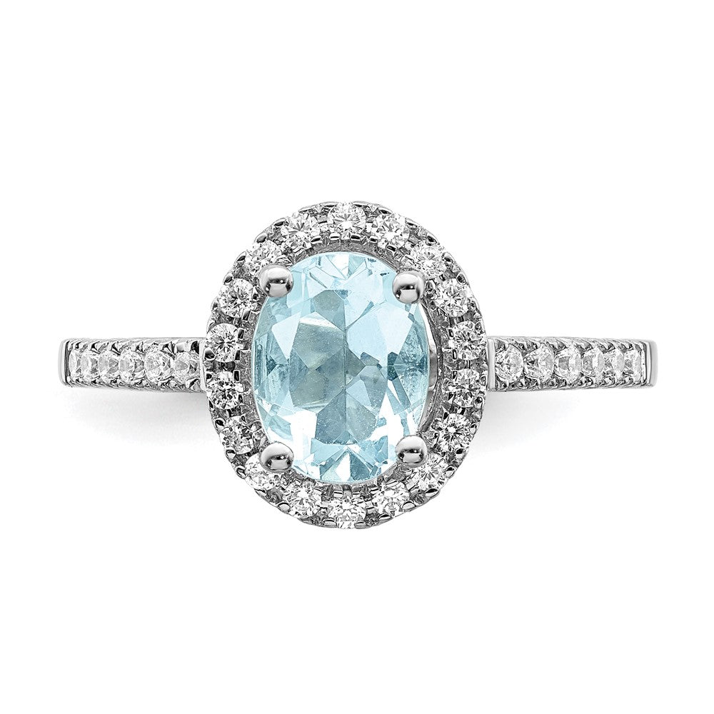 Gemstone & Diamond Halo Complete Engagement Rings