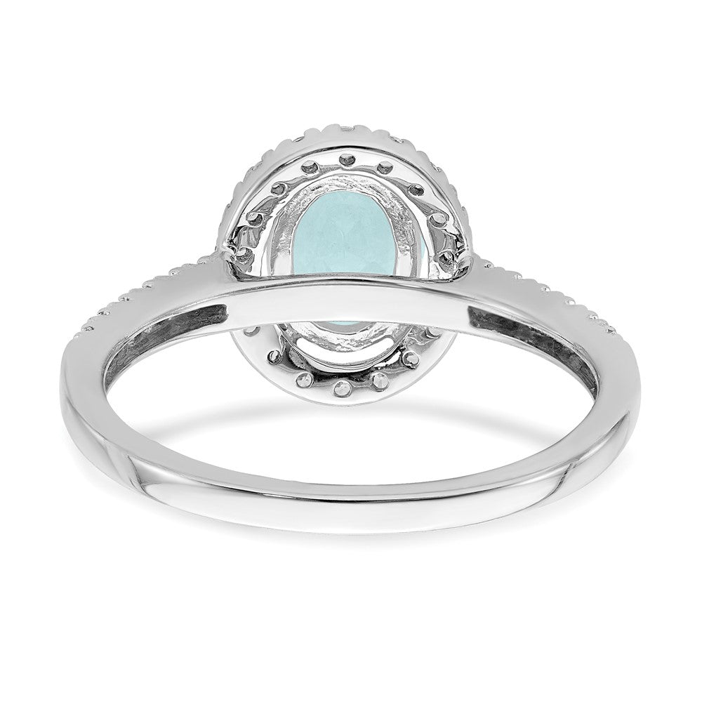 Gemstone & Diamond Halo Complete Engagement Rings