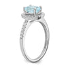 Gemstone & Diamond Halo Complete Engagement Rings