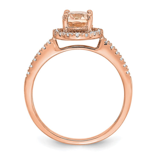 Gemstone & Diamond Halo Complete Engagement Rings