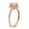 Gemstone & Diamond Halo Complete Engagement Rings