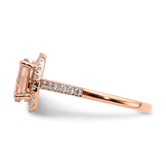 Gemstone & Diamond Halo Complete Engagement Rings