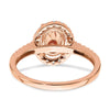 Gemstone & Diamond Halo Complete Engagement Rings