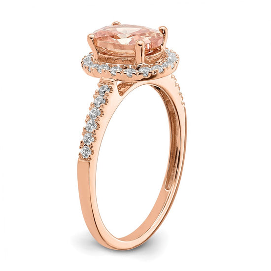 Gemstone & Diamond Halo Complete Engagement Rings
