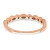 Blooming Bridal 14k Rose Gold 1/5 carat Diamond Set of 2 Complete Wedding Bands