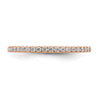 Blooming Bridal 14k Rose Gold 1/6 carat Diamond Complete Wedding Band