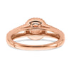 Diamond & Gemstone Halo Engagement Rings