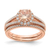 Diamond & Gemstone Halo Engagement Rings