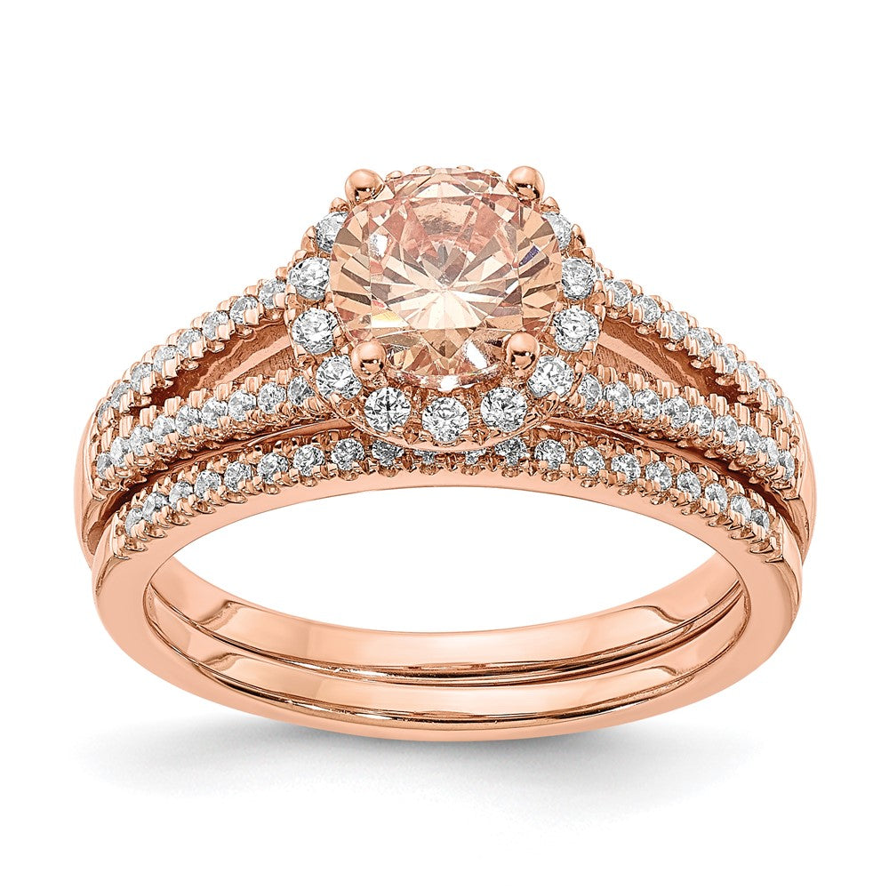 Diamond & Gemstone Halo Engagement Rings