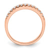 Blooming Bridal 14k Rose Gold 1/4 carat Diamond Complete Wedding Band