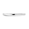 10k White Gold Contoured Wedding Band