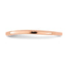 10k Rose Gold Contoured Wedding Band
