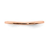 10k Rose Gold Contoured Wedding Band