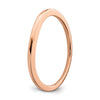 10k Rose Gold Contoured Wedding Band