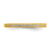 10k 1/15 carat Lab Grown Diamond VS/SI+ G+ Complete Wedding Band