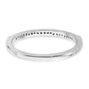 10k White Gold 1/20 carat Diamond Complete Wedding Band