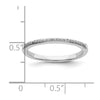 10k White Gold 1/20 carat Diamond Complete Wedding Band