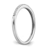 10k White Gold 1/10 carat Diamond Complete Wedding Band