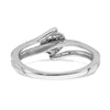 10k White Gold Halo Cluster 1/10 carat Diamond Complete Engagement Ring