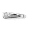 14k White Gold 3-Stone 1/10 carat Diamond Complete Men's Ring