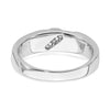 14k White Gold 3-Stone 1/10 carat Diamond Complete Men's Ring