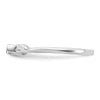 First Promise 14k White Gold 1/15 carat Lab Grown Diamond VS/SI+ G+ Complete Petite Engagement Ring