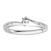 First Promise 14k White Gold 1/8 carat Lab Grown Diamond VS/SI+ G+ Complete Petite Engagement Ring