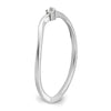 First Promise 14k White Gold 1/8 carat Lab Grown Diamond VS/SI+ G+ Complete Petite Engagement Ring