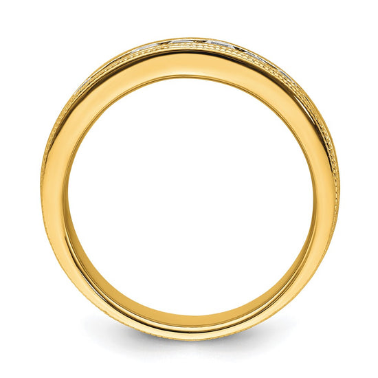 Gold Lab Grown Diamond Men's Rings