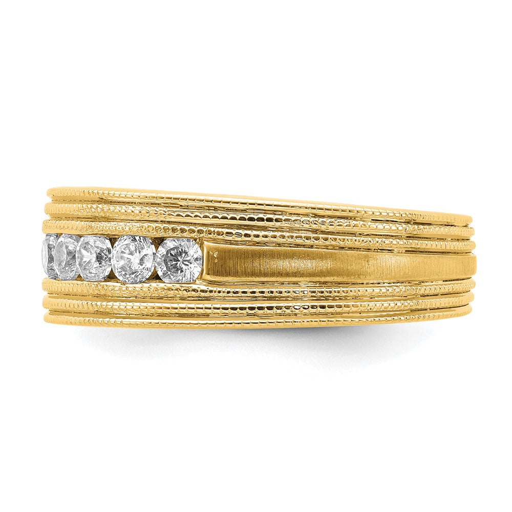 Gold Lab Grown Diamond Men's Rings