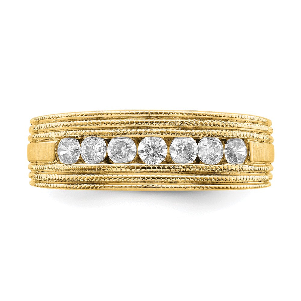 Gold Lab Grown Diamond Men's Rings