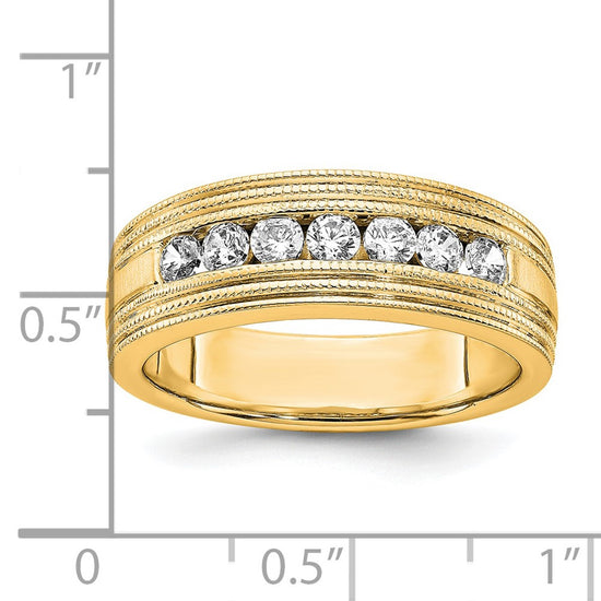 Gold Lab Grown Diamond Men's Rings