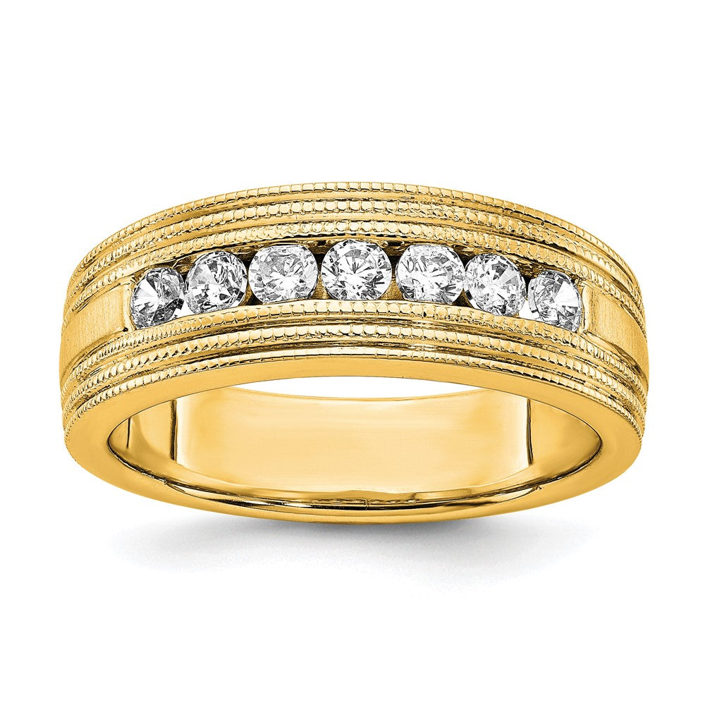 Gold Lab Grown Diamond Men's Rings