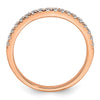 14k Rose Gold 1/3 carat Lab Grown Diamond VS/SI+ G+ Complete Wedding Band