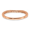 14k Rose Gold 1/3 carat Lab Grown Diamond VS/SI+ G+ Complete Wedding Band