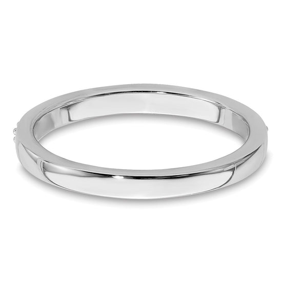 14k White Gold 1/5 carat Lab Grown Diamond VS/SI+ G+ Complete Wedding Band