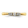 14k 1/8 carat Lab Grown Diamond VS/SI+ G+ Complete Petite Engagement Ring