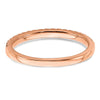 14k Rose Gold 1/4 carat Lab Grown Diamond VS/SI+ G+ Complete Wedding Band