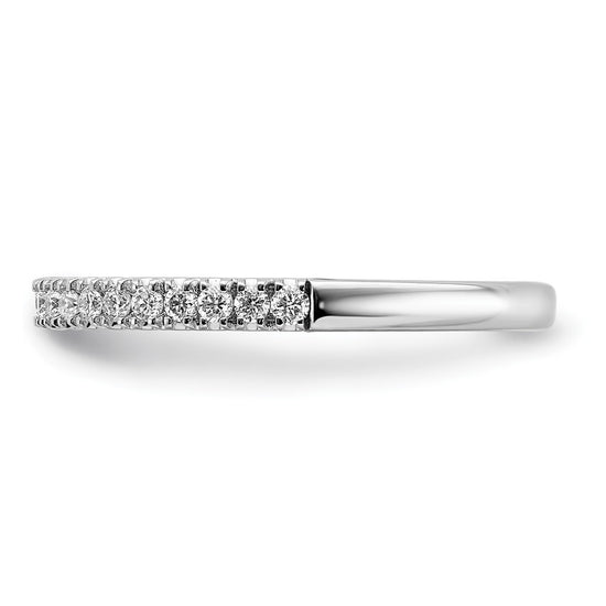 Gold Diamond Round Wedding Band